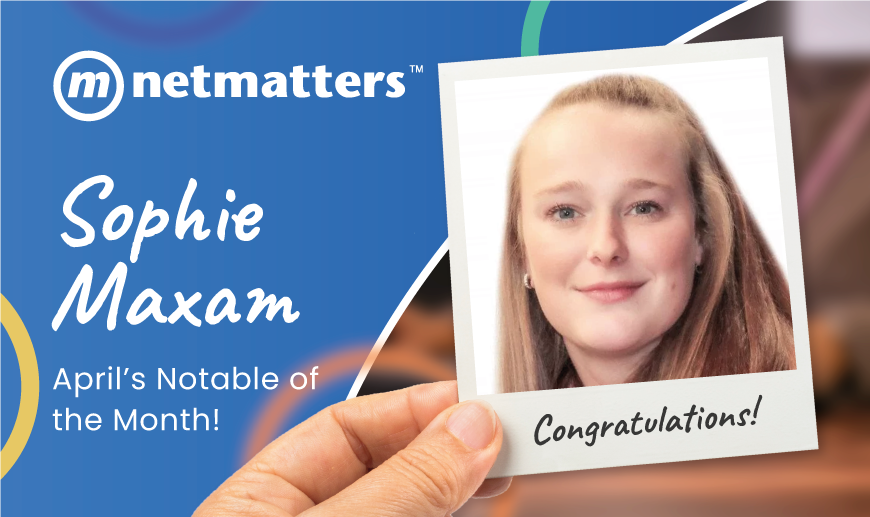 Congrats to Sophie on achieving April’s Notable of the Month. 🏆

Well done to everyone who made our April Notables list! Read the full list here... 👉 bit.ly/3IpaF3j

#netmatters #norfolkjobs #norwich #cambridge #london #norfolk