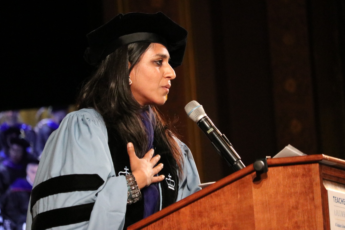 Teachers College, Columbia University (@teacherscollege) on Twitter photo Congrats to our HUD & CCP grads, whom we honored during our second Convocation ceremony for the Class of 2023. In the words of keynote speaker & TC alum <a href="/kevinnadal/">Kevin Nadal, Ph.D.</a>: “Each of you has the capacity to do extraordinary things — by challenging and disrupting systems.”
#TCHappy Congrats to our HUD & CCP grads, whom we honored during our second Convocation ceremony for the Class of 2023. In the words of keynote speaker & TC alum <a href="/kevinnadal/">Kevin Nadal, Ph.D.</a>: “Each of you has the capacity to do extraordinary things — by challenging and disrupting systems.”
#TCHappy
