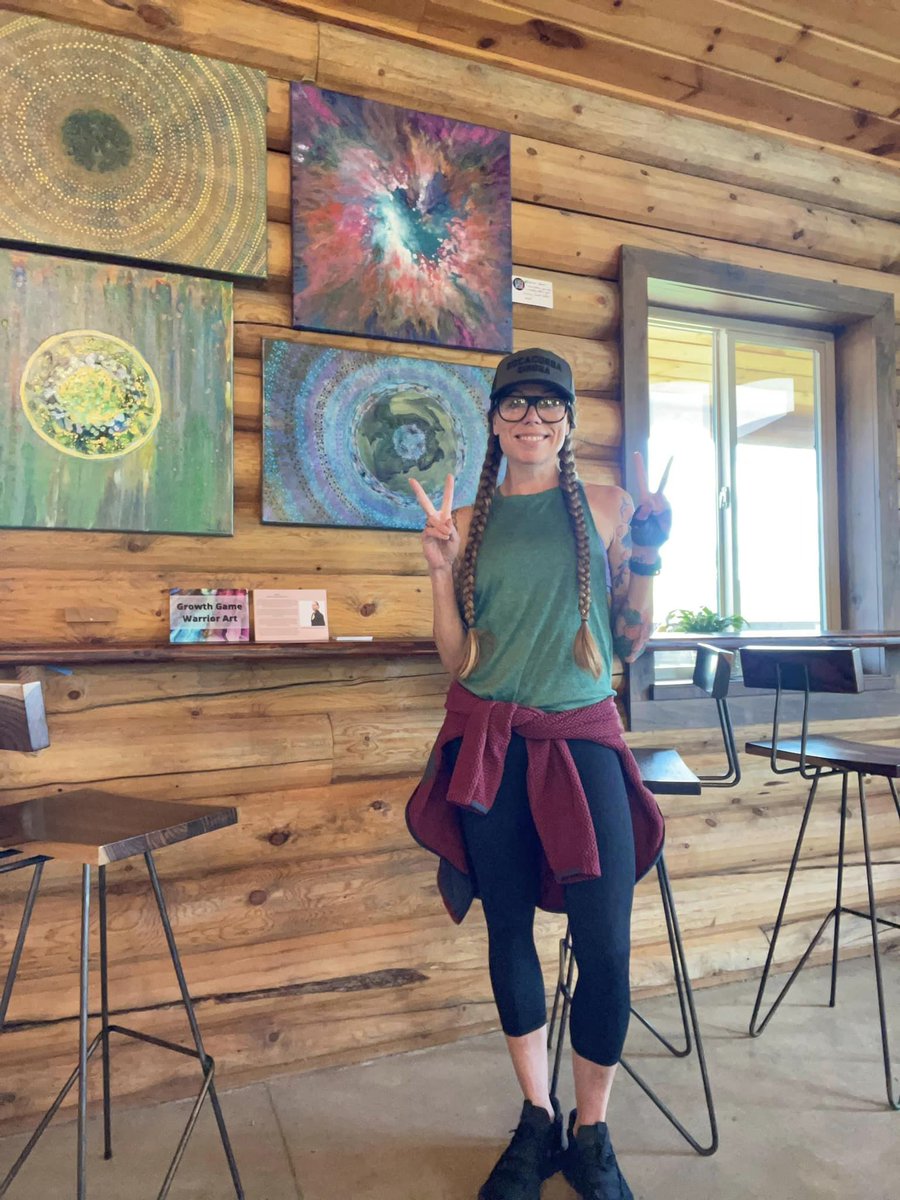 We are very excited to introduce Monica Davis and her beautiful pieces to our visitors! 🎨 Come check out her artwork in our tasting room now through July 31st! We're open from 12-5pm today.