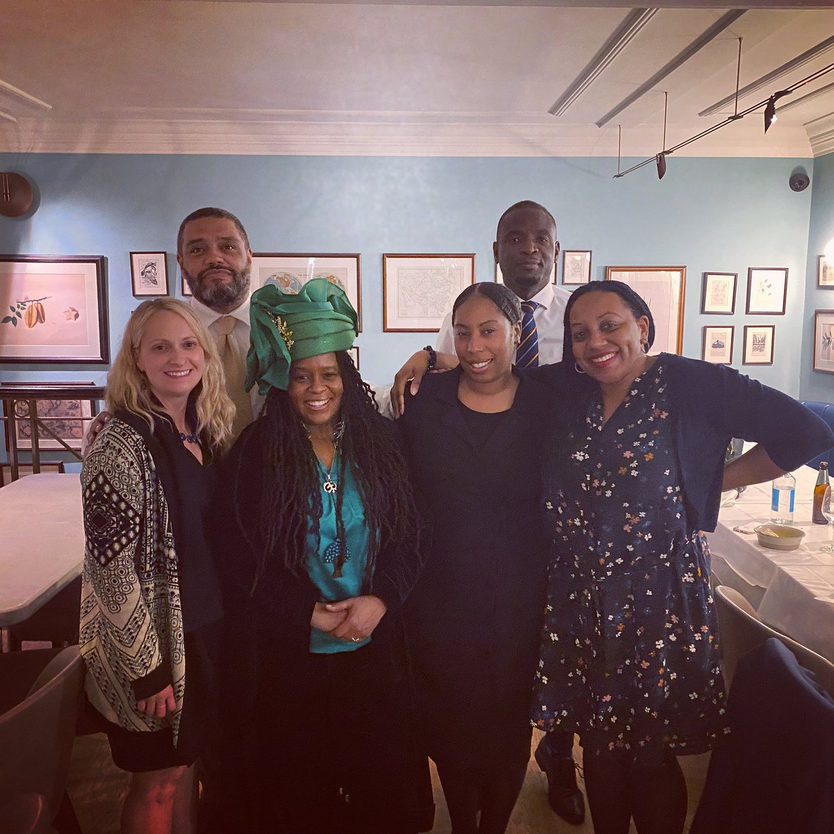 “If you want to go fast, go alone. If you want to go far, go together.” This picture is proof of this African Proverb! I am so proud of each of my colleagues in this picture who coordinated &amp; contributed to 2 wonderful events <a href="/UKParliament/">UK Parliament</a> last night #windrush #reparatoryjustice