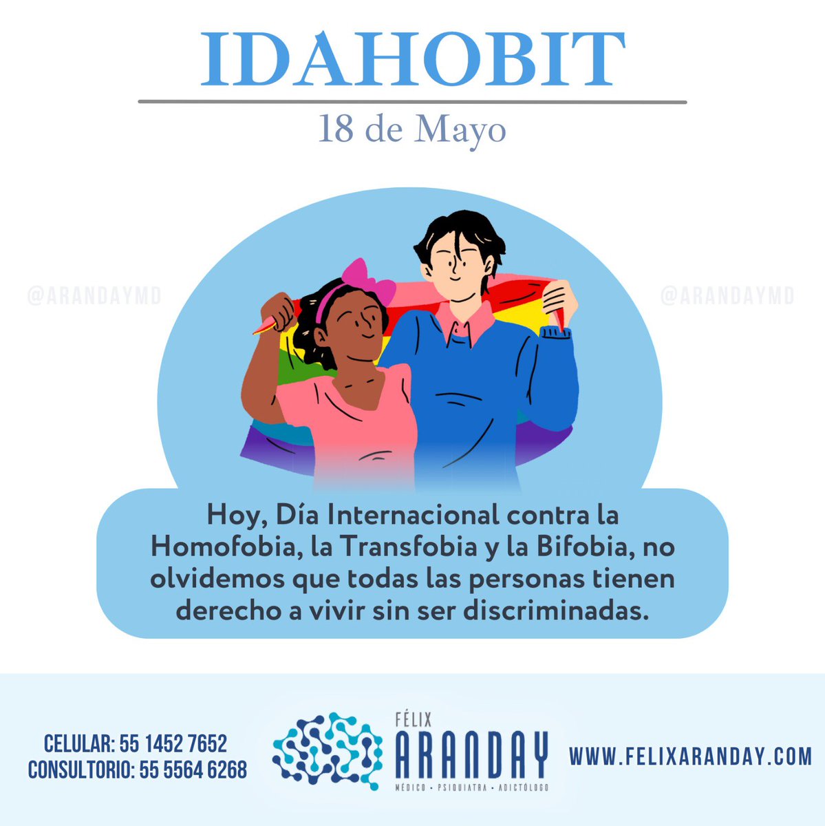 #SerDiferenteEsMiDerecho 
#LaDiversidadNosUne 
#DiaContraLaLGTBIfobia #DiaInternacionalContraaLGBTfobia