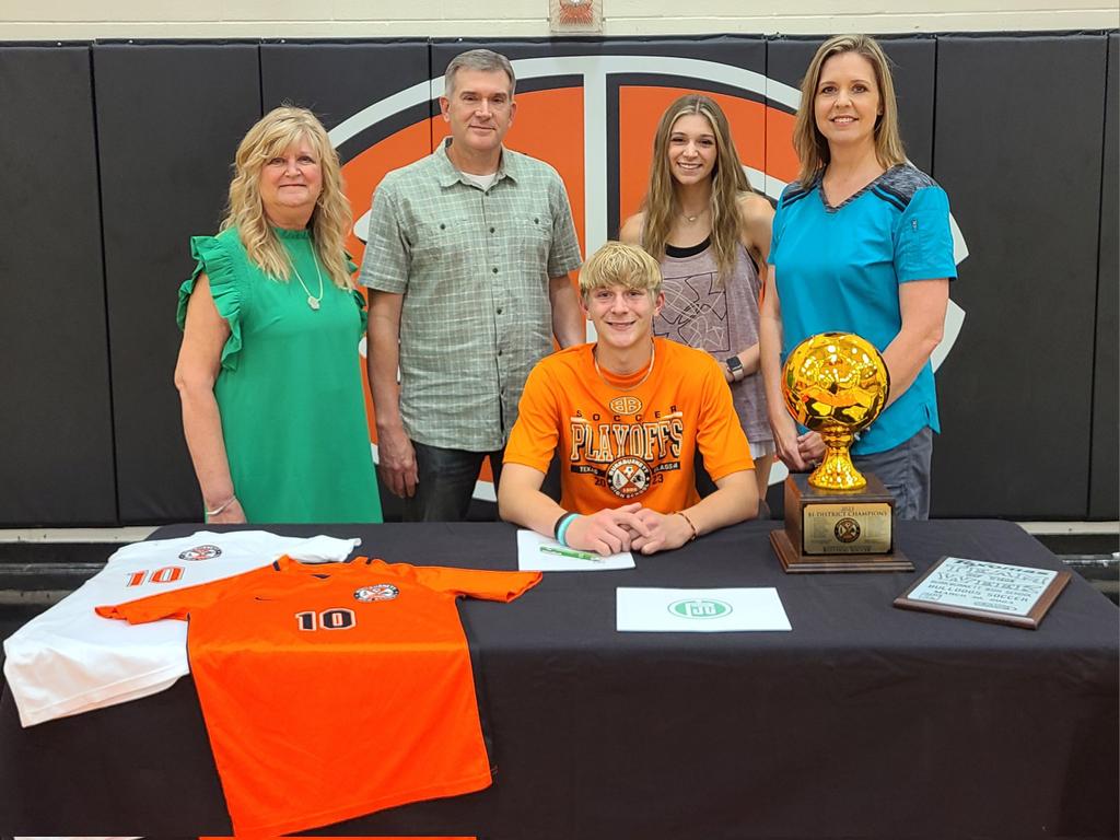 Congratulations to <a href="/jace_starling/">Jace Starling</a> on signing to play soccer for Paris Junior College!! We look forward to watching you compete at the next level! <a href="/ParisJC/">Paris Junior College</a> @LethalSoccer <a href="/KfdxTobin/">Tobin McDuff</a> <a href="/MJ_Baird17/">M.J. Baird</a> <a href="/burkburnetths/">Burkburnett HS</a> @BurkAthletics <a href="/burkburnettisd/">Burkburnett ISD</a>