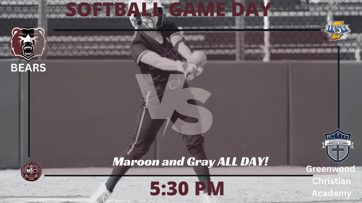 Today is the regular season finale for softball. Let's go Bears!