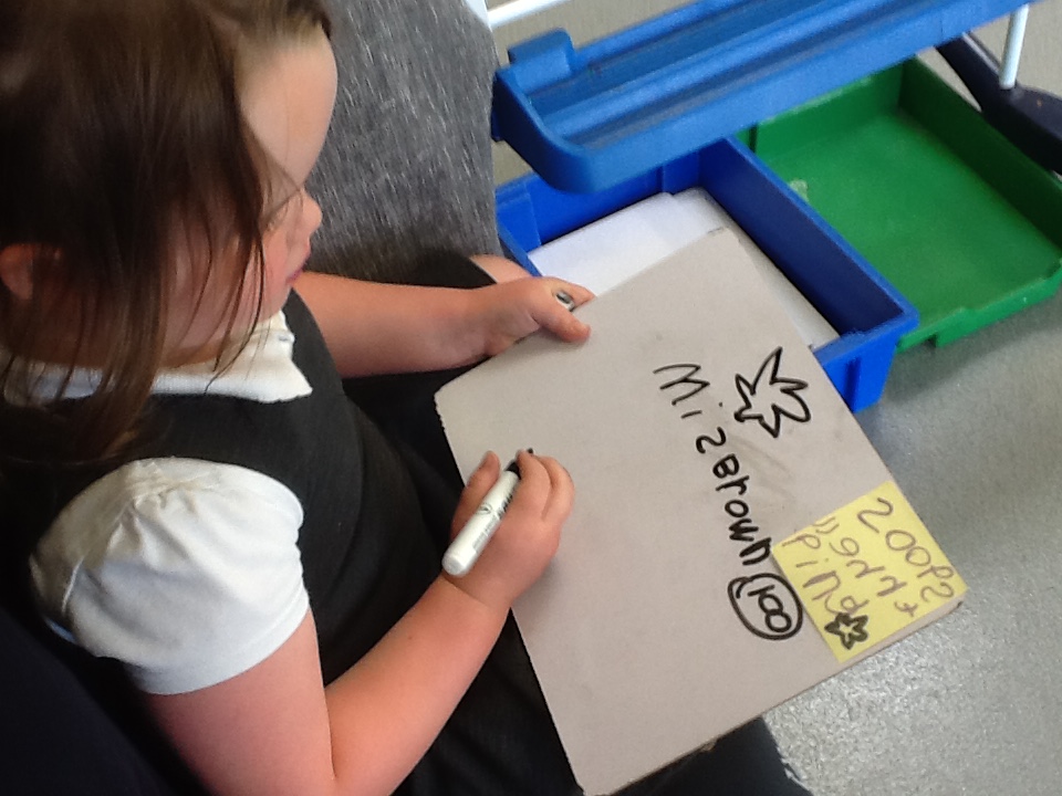 Reception are busy finding out we write for many purposes.  Some great labelling of models and writing plant labels this week.  <a href="/summerswoodps/">Summerswood School</a>