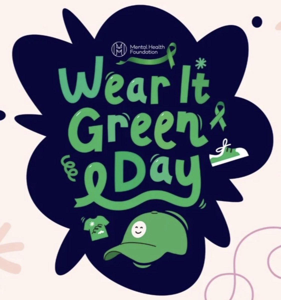 #MentalHealthActionDay I’m wearing green are you!