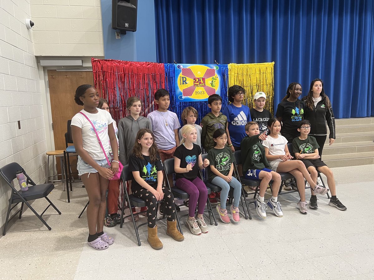 Thank you to Ms. Gallagher and Mrs McCleary at Rossville Elementary for having a PHES vs. Rossville tournament.  Congrats to the winner Shuvam from PHES!