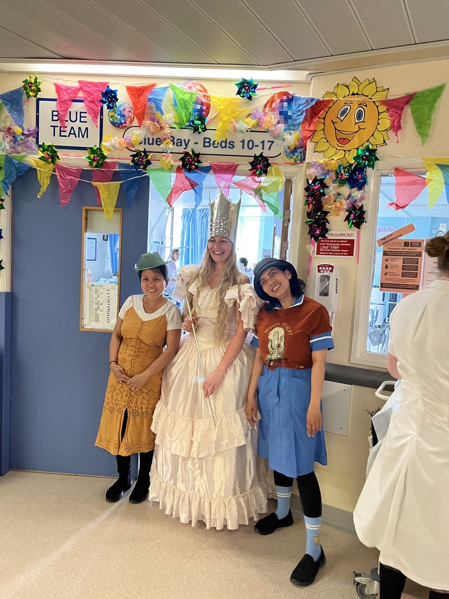 Ward 35 have transformed into the wizard of oz for dementia awareness week, patients have helped make the butterflies. Well done to all the team 👏👍⁦@BTHSACCT⁩ ⁦@bridgetlees1⁩