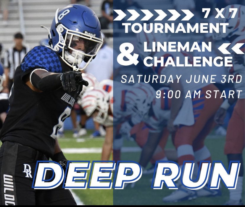 CoachMullinax's tweet photo. Getting excited for the start of Spring Football this Monday at Deep Run! It all culminates with the 1st Annual Wildcat Football 7 on 7 Tournament/Lineman Challenge! 10 schools from all over Virginia will be at the event - admission is FREE and concessions will be available! https://t.co/N9baehGYFV