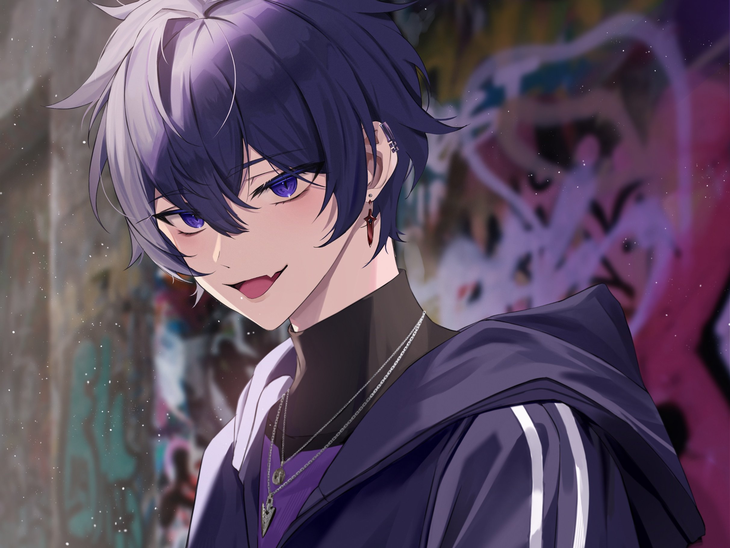 The Hottest Anime Guy With Purple Hair