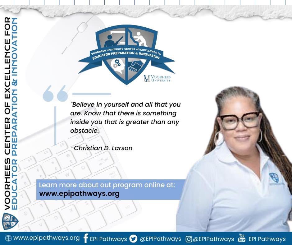 "Believe in yourself and all that you are. Know that there is something inside you that is greater than any obstacle." 📐🌟 -Christian D. Larson

Learn more about our program online, or give us a call at: 803.780.1022! 📲