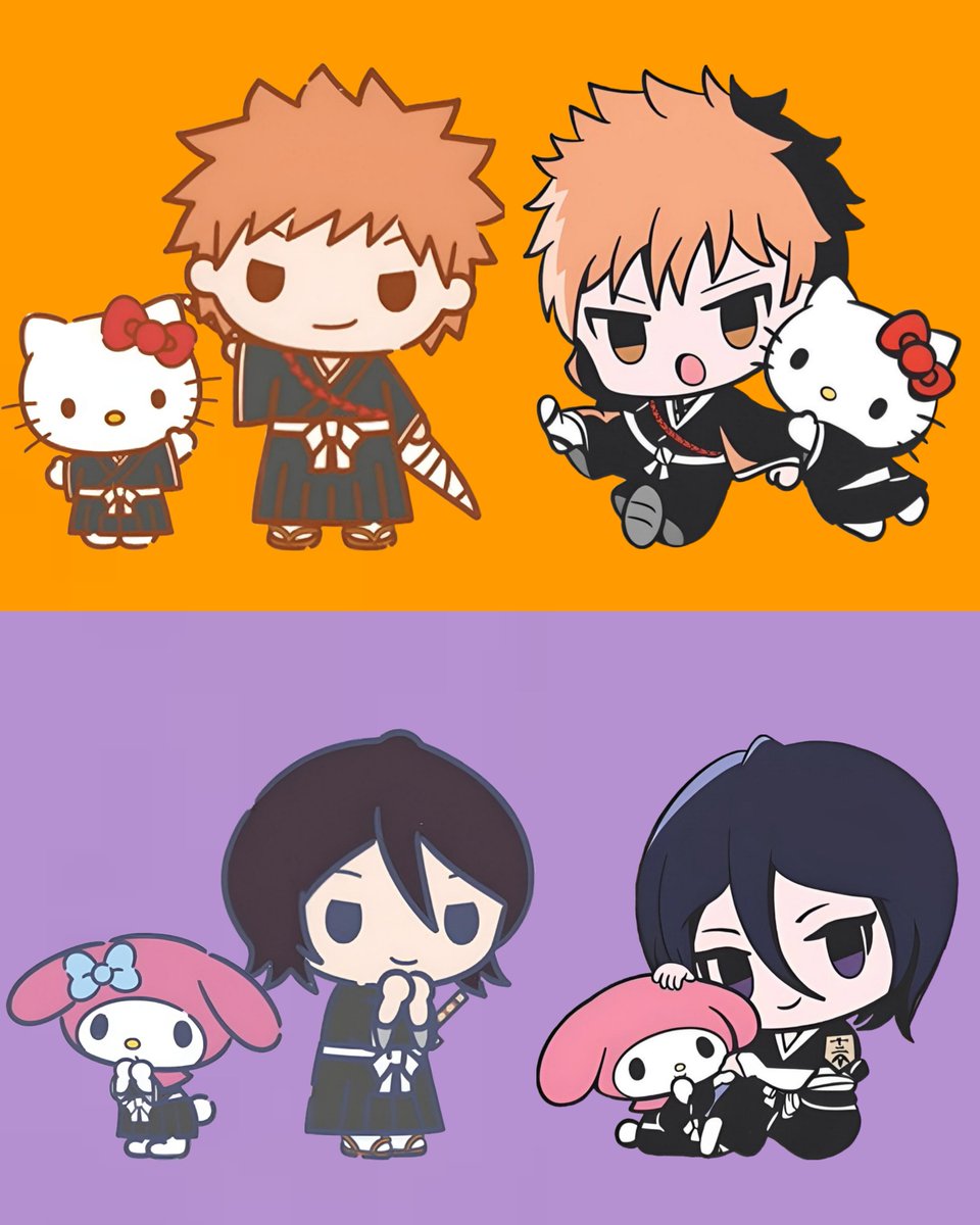ComfortIchiRuki's tweet photo. ichigo × hello kitty &amp; rukia × my melody https://t.co/Z9ncDTczbW