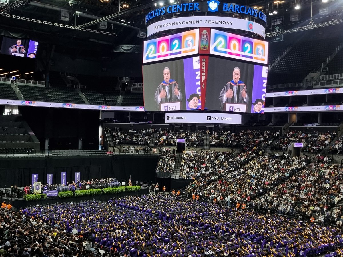 Hello from Barclay's center, again not here for a game! #NYU2023