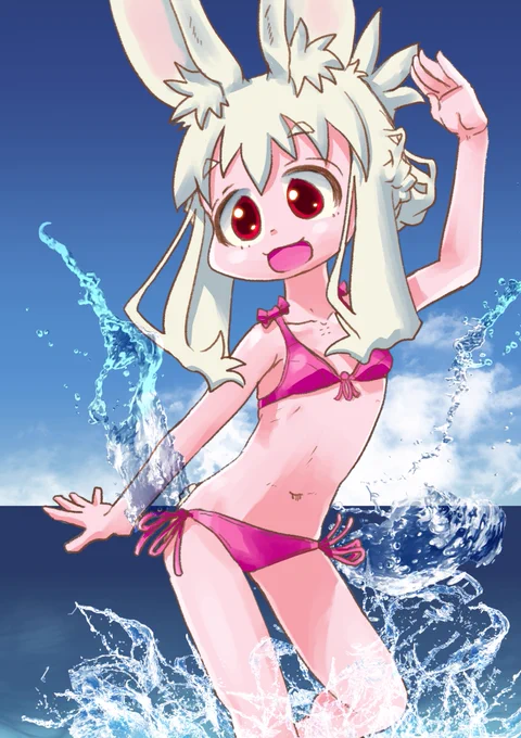 #急に暑くなったから水着絵で涼もうぜ 最近あんま描いてないな