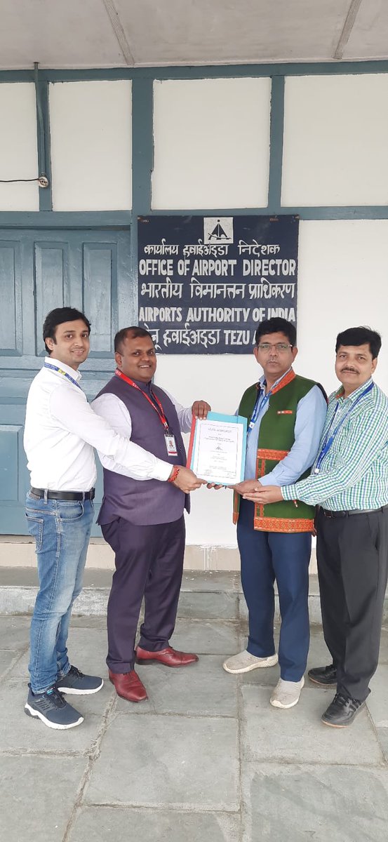 Agreement signed on 17.05.2023 between AAI and Hercules Aviation training school for establishment of flying training organization at Tezu Airport as per government of India policy to promote FTO in india.
This will pave the way for establishment of first FTO in Arunachal Pradesh