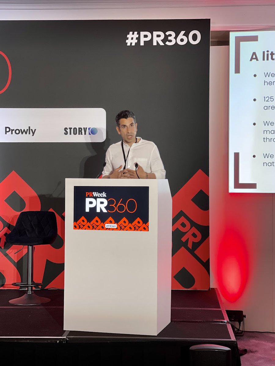 HubKarra's tweet photo. Shervin Behzadi shares the advantages of designing everything for maximum reach and impact through a case study of CALM’s ‘The Last Photo’ campaign  @theCALMzone 
#PR #PR360 #PRWeek #publicrelations #comms #brandstory #storytelling #leadership #creativec… https://t.co/yKthewWeIy