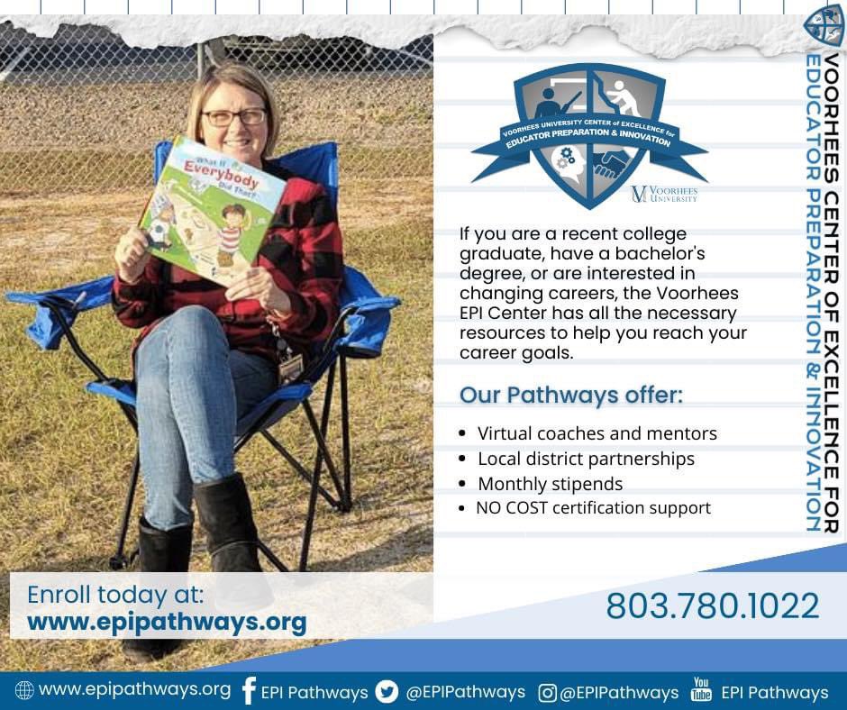 If you are a recent college graduate, have a bachelor's degree, or are interested in changing careers, @TheVoorheesU EPI Center has all the necessary resources to help you reach your career goals. 📚

Enroll today at: epipathways.org!