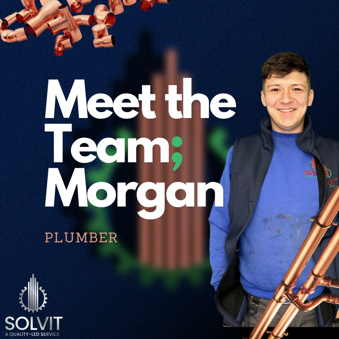 Solvitwales's tweet photo. Meet Morgan !, Currently on his path to #success in college for his #Gas
Been with us for about 2 years, 
An asset to the team who likes to get stuck in

#Plumber #freshhiviz  

@MilwaukeeTool @LFC https://t.co/5abs2q4SQ7