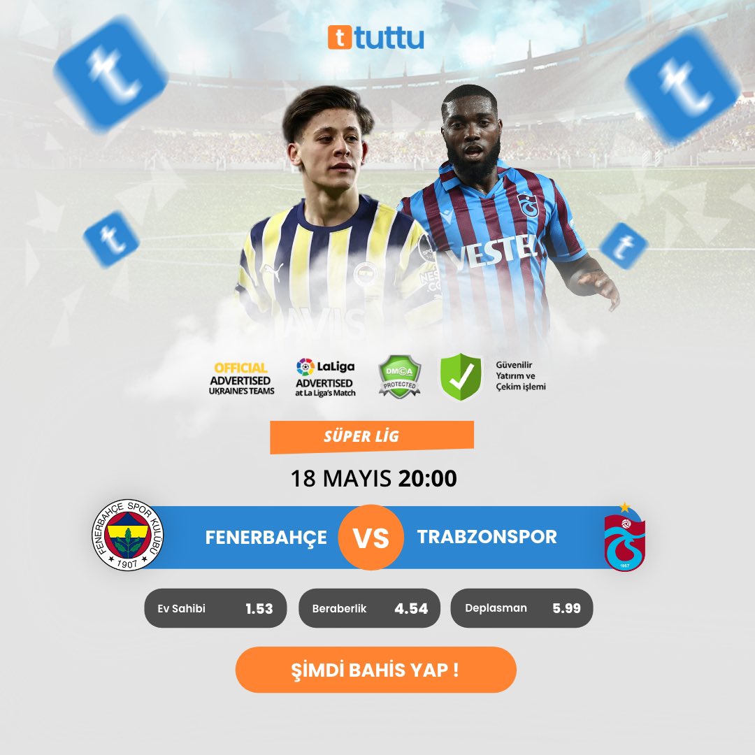 tuttumedya's tweet photo. Derbi Heyecanı Tuttu Adresinde ! 

⚽️Fenerbahçe - Trabzonspor derbisine en yüksek oranlarla bahis yap ! 

📲 https://t.co/JVG29FFXy8 https://t.co/tkdl6kpvIP
