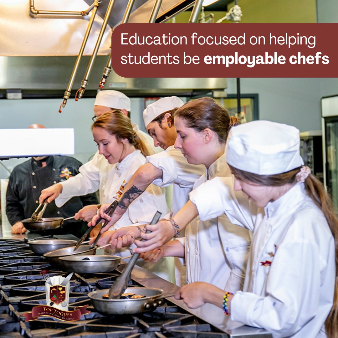 Our students receive hands-on, practical training and experience when studying at Top Toques.
Don't wait to start your career in the Culinary Arts!⁠
⁠
#cheftraining #chef #culinaryschool #culinarystudent #kwawesome #culinaryarts #college #futurechef #waterooregion #becomeachef