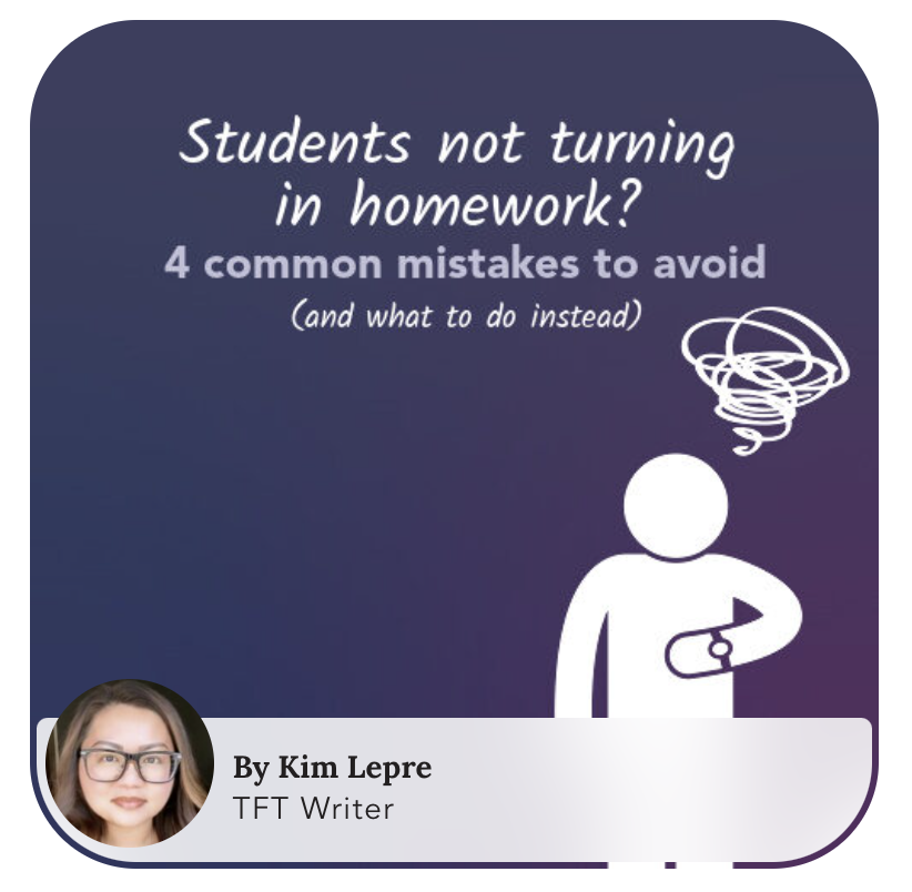 TCEA's tweet photo. Homework is typically the bane of students and the Achilles heel of teachers. So what do you do when they aren't turning in homework? 

https://t.co/8knXxKOlcK via @Angela_Watson
#edchat #teachertwitter #educoach https://t.co/piYSOcl0oR