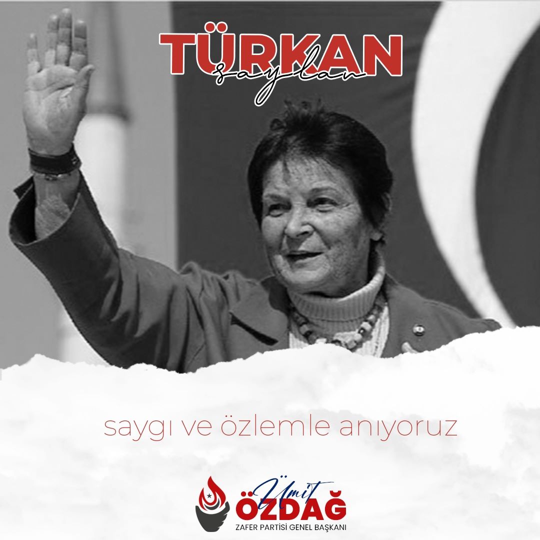 FETÖ kumpaslarına boyun eğmeyen, Atatürk ve Cumhuriyet Kadını #TürkanSaylan’ı aramızdan ayrılışının yıl dönümünde saygı ve rahmetle anıyorum.