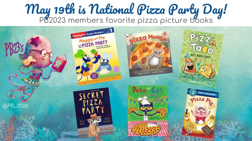 Tomorrow is #NationalPizzaPartyDay ! Grab some pizza and some picture books, and PARTY!!!!
#pb23s
#kidlit 
#picturebooks