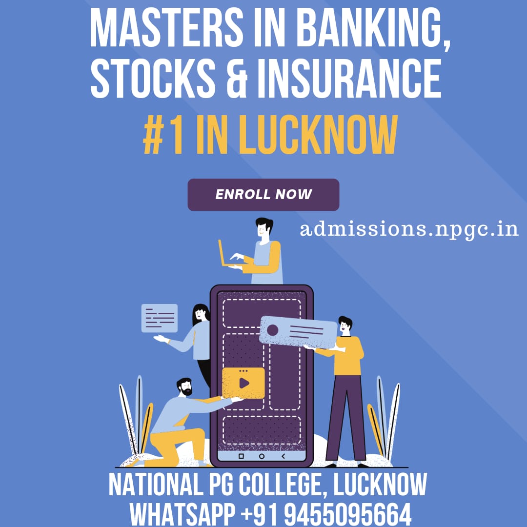 npgcbanking's tweet photo. ADMISSIONS OPEN!!

We are enrolling for our IXth Batch in M.Voc. (Banking, Stocks and Insurance) at National PG College, Lucknow. 

For enquiries - 
Visit- https://t.co/Dckd7D4601 
📬 Email - npgc.banking@gmail.com 
🤙 WhatsApp / Call - 9455095664 https://t.co/iXeO2Iz8eU