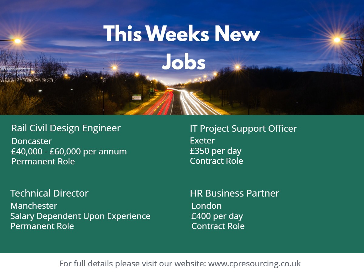 Visit our website for all the latest job vacancies! cpresourcing.co.uk
 #Jobs #LondonJobs #ExeterJobs #DoncasterJobs #ManchesterJobs #Localgovernment #PermamentJobs #RailJobs #HighwaysJobs #InfrastructureJobs #Engineering #JobOpportunities #Recruitment #ContractJobs #ITJobs