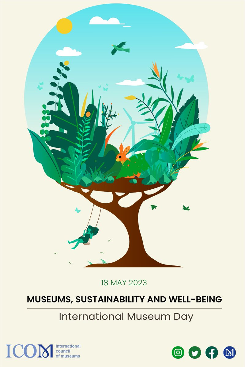 MuseumArts's tweet photo. #InternationalMuseumDay 2023 is all about “Museums, Sustainability and Wellbeing”.

#Museums are key contributors to the #wellbeing and to the #sustainable development of our communities. 
Learn more at https://t.co/KAQfarfQ2B
@IcomOfficiel  #IMD https://t.co/oFJDsdFqKf