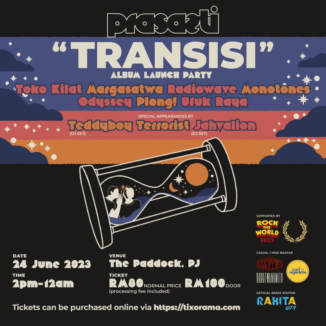 the_odysseymy's tweet photo. “T R A N S I S I” 
@prasastimy ALBUM LAUNCH PARTY.
24th JUNE 2023 - THE PADDOCK, PJ. 

Long time no see folks 👀
We’re play a few song from our upcoming album. Get yours ticket now at tixorama. See u there!! 👊🏻🖤

#prasastimy #fredperrymy #fredperrymalaysia #rocktheworldmy https://t.co/V8eBUjT8pg