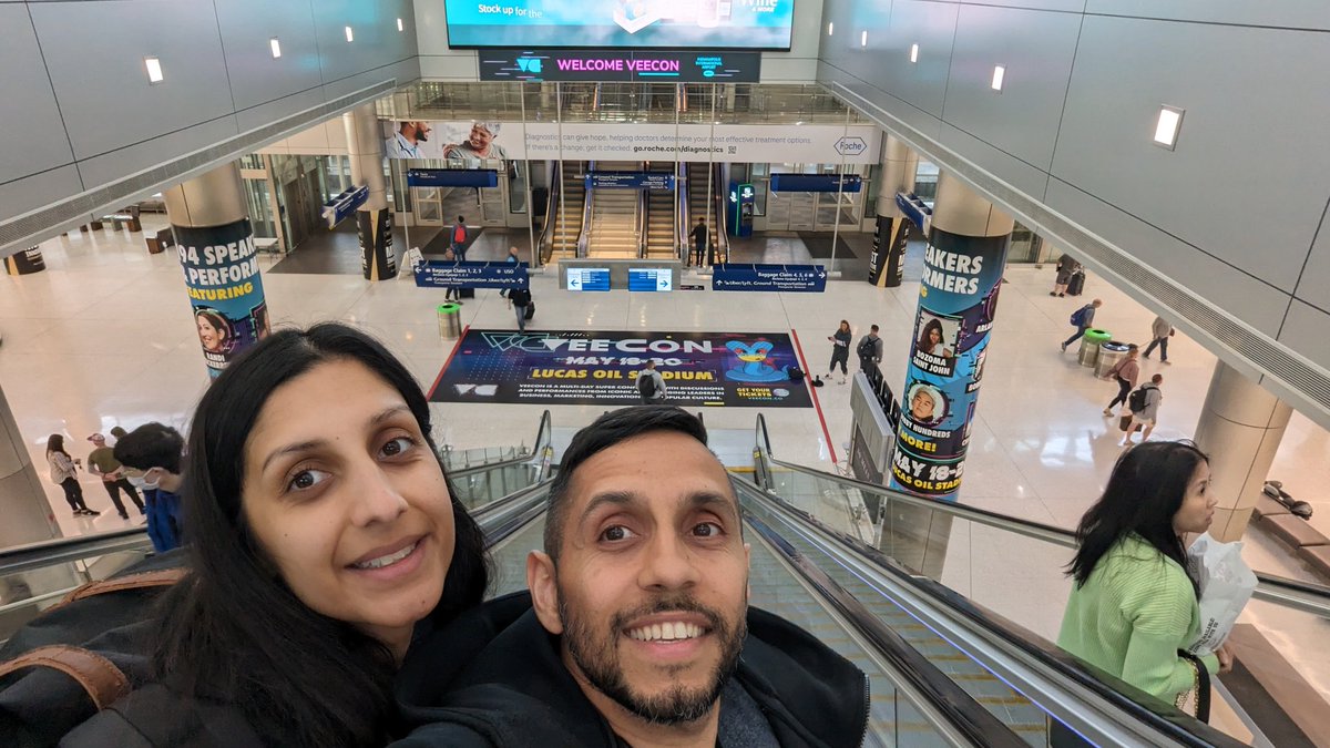 We're here!  <a href="/garyvee/">Gary Vaynerchuk</a> said VeeCon would take over the entire city this time and it's felt from the moment you land! Pumped!!!