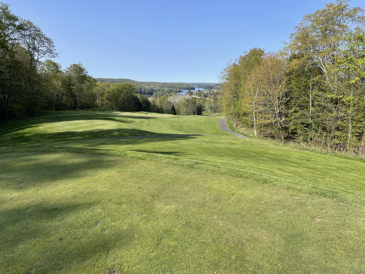 First day back as the the Thursday starter at Deerhurst Highlands, frost and minus -2 at 7:30 but no black flies