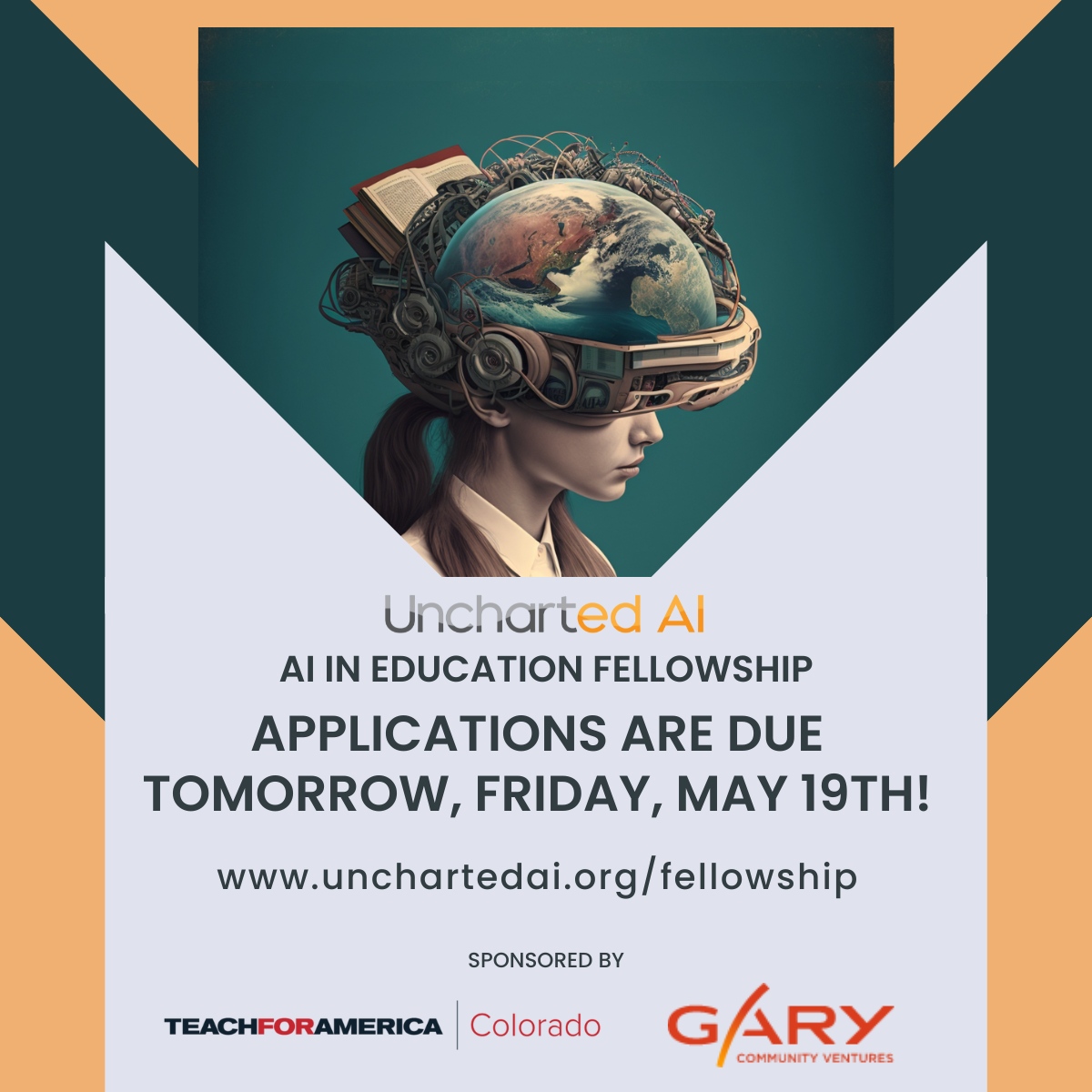 Applications for the Uncharted AI in Education Fellowship are due tomorrow!  Apply now to join this cohort of AI-powered educators:  unchartedai.org/fellowship
