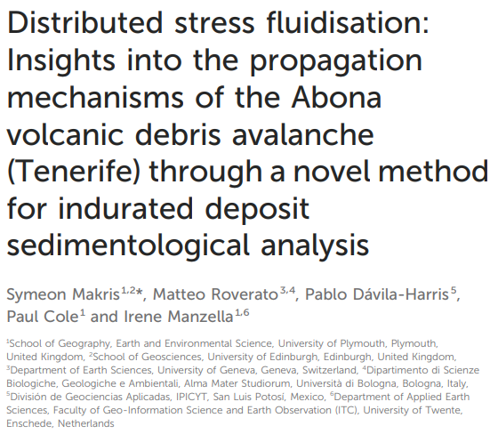🚨Article alert🚨

Our article exploring the propagation of the Abona #volcanic debris avalanche in #Tenerife is now available in #OpenAccess!

tinyurl.com/5n6bns6r

@Irene_Manzella <a href="/PabloAvalancha/">Pablo Dávila Harris</a> <a href="/PaulCole23/">Paul Cole</a> and Matteo Roverato