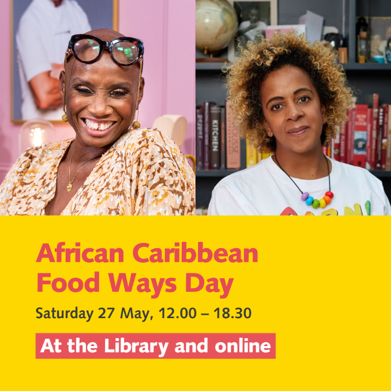 britishlibrary's tweet photo. Coming up…

Celebrate African Caribbean food with @andisn16, @Jimfam, @DenaiMoore

Discover the lives of two Black teachers: Beryl Gilroy &amp; @jeffreykboakye

@DavidOlusoga joins Camden’s Windrush 75 celebration to reflect on David Pitt’s impact on society over the last 50 years.