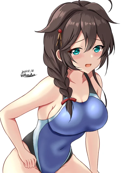時雨さん #艦これ版深夜の真剣お絵描き60分一本勝負 #艦これ版真剣お絵描き60分一本勝負_20230518 #時雨