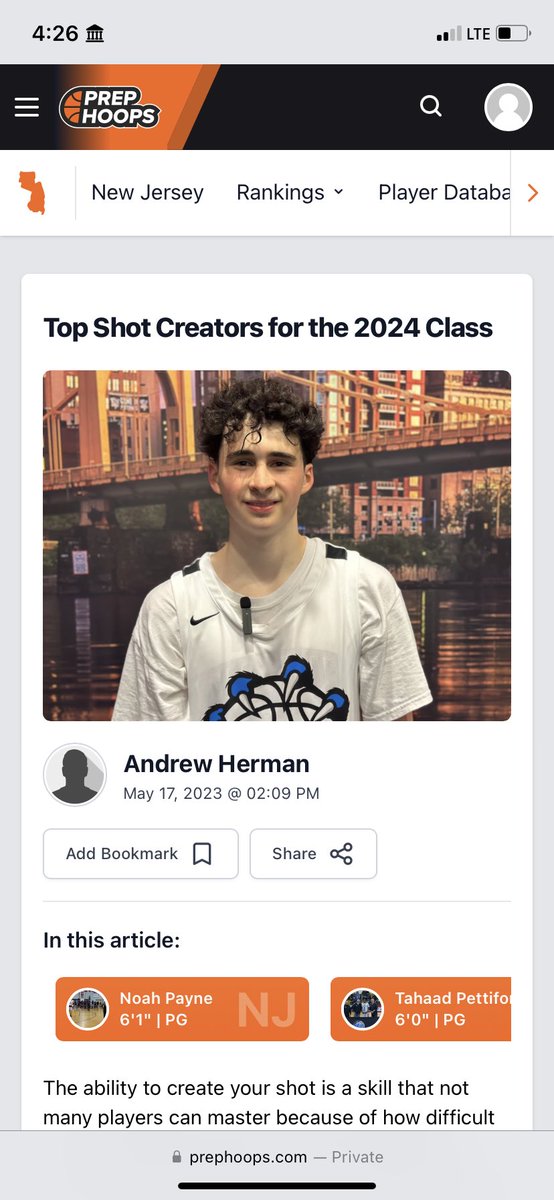 Thank you <a href="/PrepHoops_NJ/">Prep Hoops New Jersey</a> for the write up!