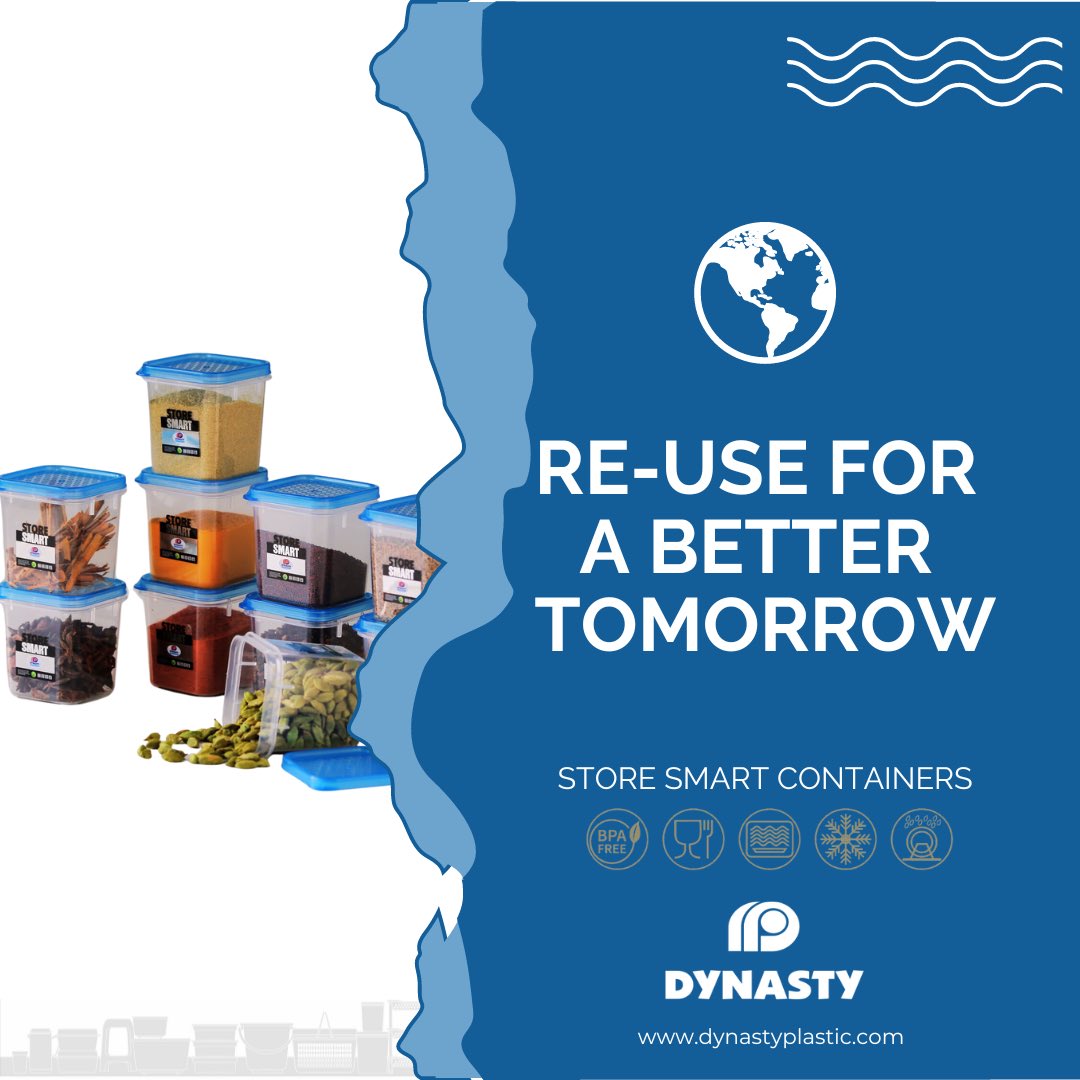 Re-use our Storage Containers for a better tomorrow.#makeinindia🇮🇳 #bpafree #dynastyplastics #foodgrade #reusable #recycle #indianmanufacturer #manufacturerexporter