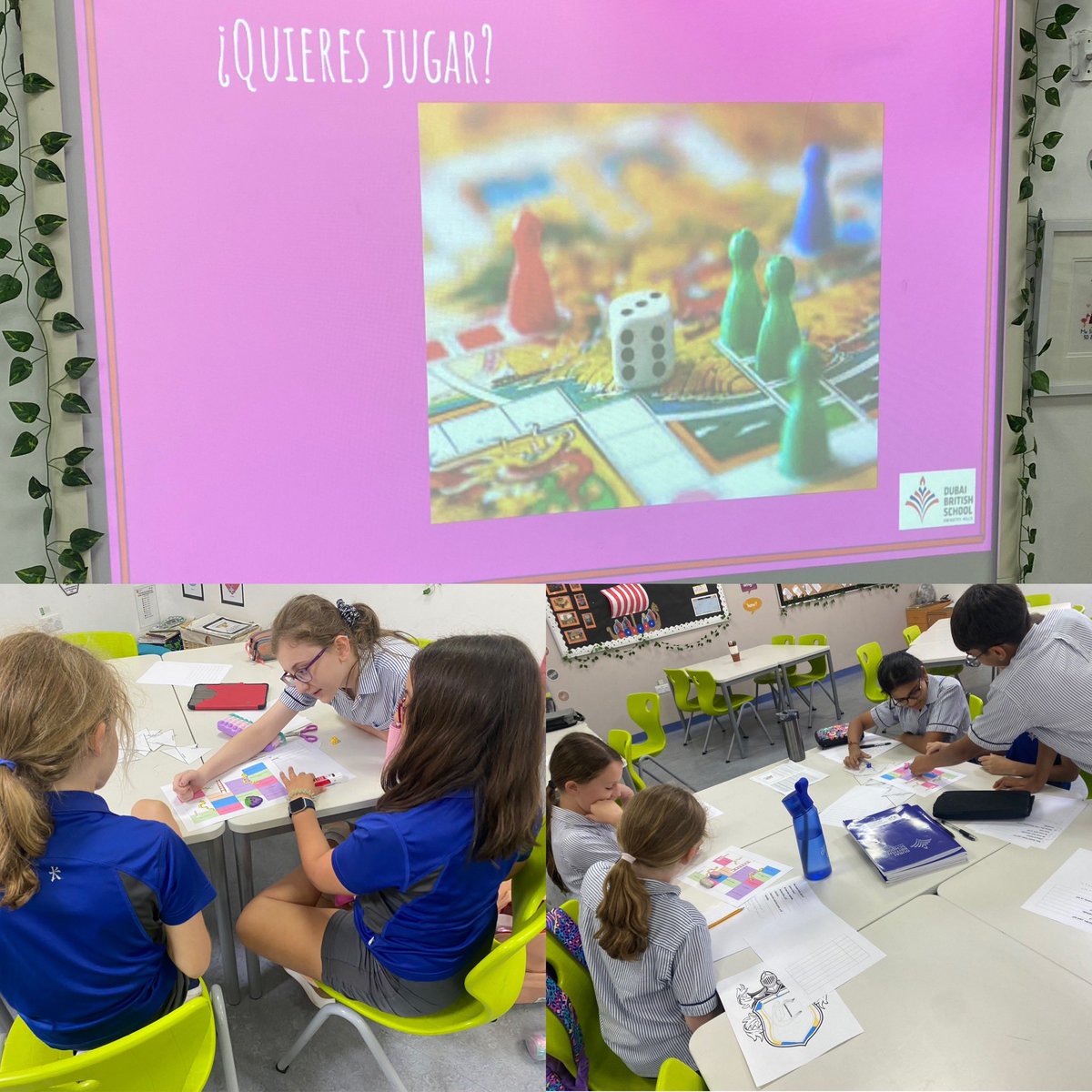 DBS_MFL's tweet photo. Primary Spanish ECA. Year 5&amp;6 having fun playing language games. #primaryliason #mfltwitterti #BeginsatDBSEH #ProudlyTaaleem @DubaiBritishEH https://t.co/Oe0uDC3Qt2