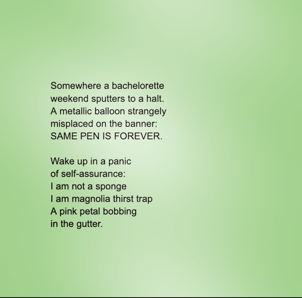 peachmgzn's tweet image. I AM MAGNOLIA THIRST TRAP

—Liz Bowen @lizbowhunter for #MicroMeta @metatronpress