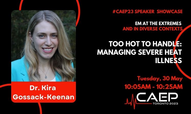 #CAEP24 Saskatoon (@caepconference) on Twitter photo Can you handle the heat? <a href="/KeenanKira/">Kira Gossack-Keenan</a> presenting on #climatechange & its impact on #heatstroke presentations in the ED. Older adults are disproportionately affected during extreme environmental stress with high morbidity and mortality. 1/2 Can you handle the heat? <a href="/KeenanKira/">Kira Gossack-Keenan</a> presenting on #climatechange & its impact on #heatstroke presentations in the ED. Older adults are disproportionately affected during extreme environmental stress with high morbidity and mortality. 1/2