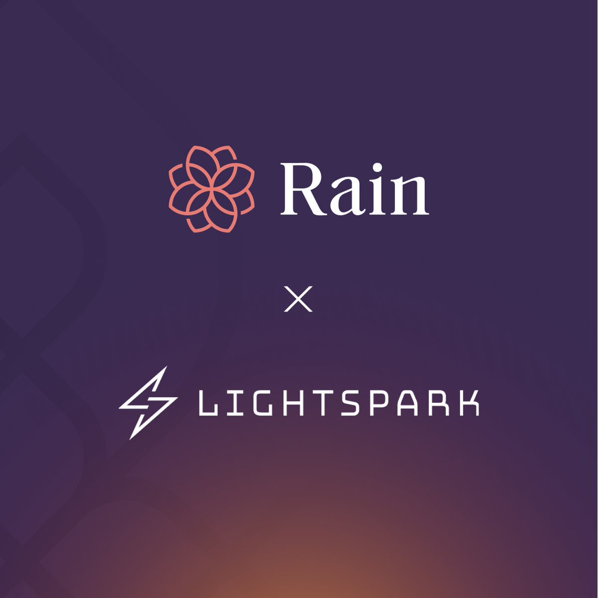 We are excited to be the first crypto assets platform in the MENA region to  offer Lightning Network with our new partner @lightspark! This integration  will allow Rain users to execute real-time
