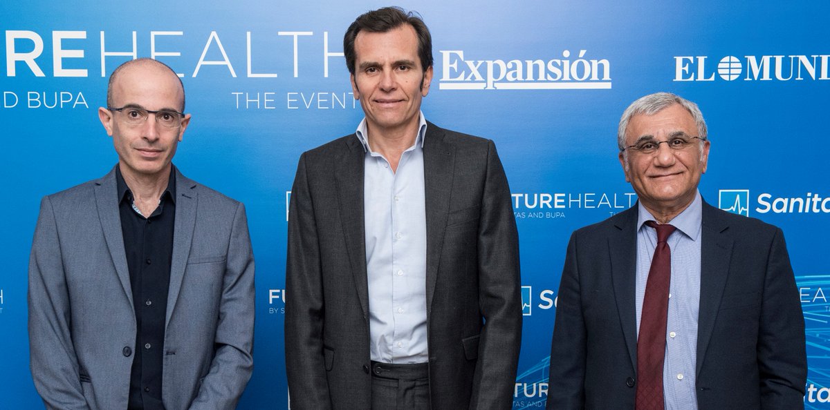 IPeraltaSanitas's tweet photo. Ayer vivimos una emocionante primera edición de ‘Future Health, The Event’. Un evento en el que escuchamos a pensadores, tecnólogos y start-ups innovadoras. También explicamos cómo estamos construyendo nuestro ecosistema digital #bluaU.
#FutureHealthSanitas @harari_yuval https://t.co/1IP3H8IQG4