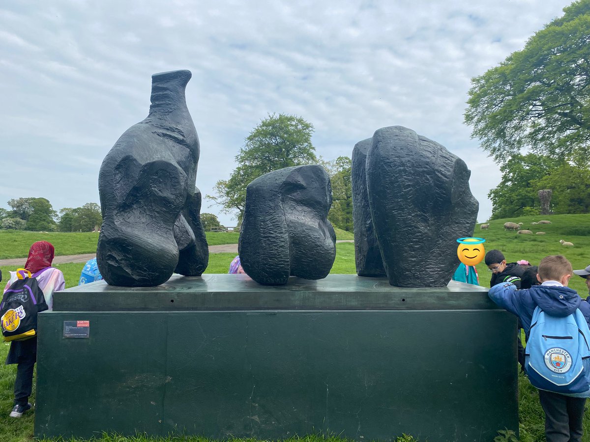 We’ve had a great day at the Yorkshire Sculpture Park today! We’ve used the maps to locate where the sculptures are and seen some amazing sculptures.