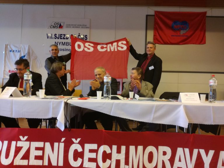 Eurof-Wftu message of solidarity with the workers of the Chzech Republic eurof-wftu.eu/?p=2618