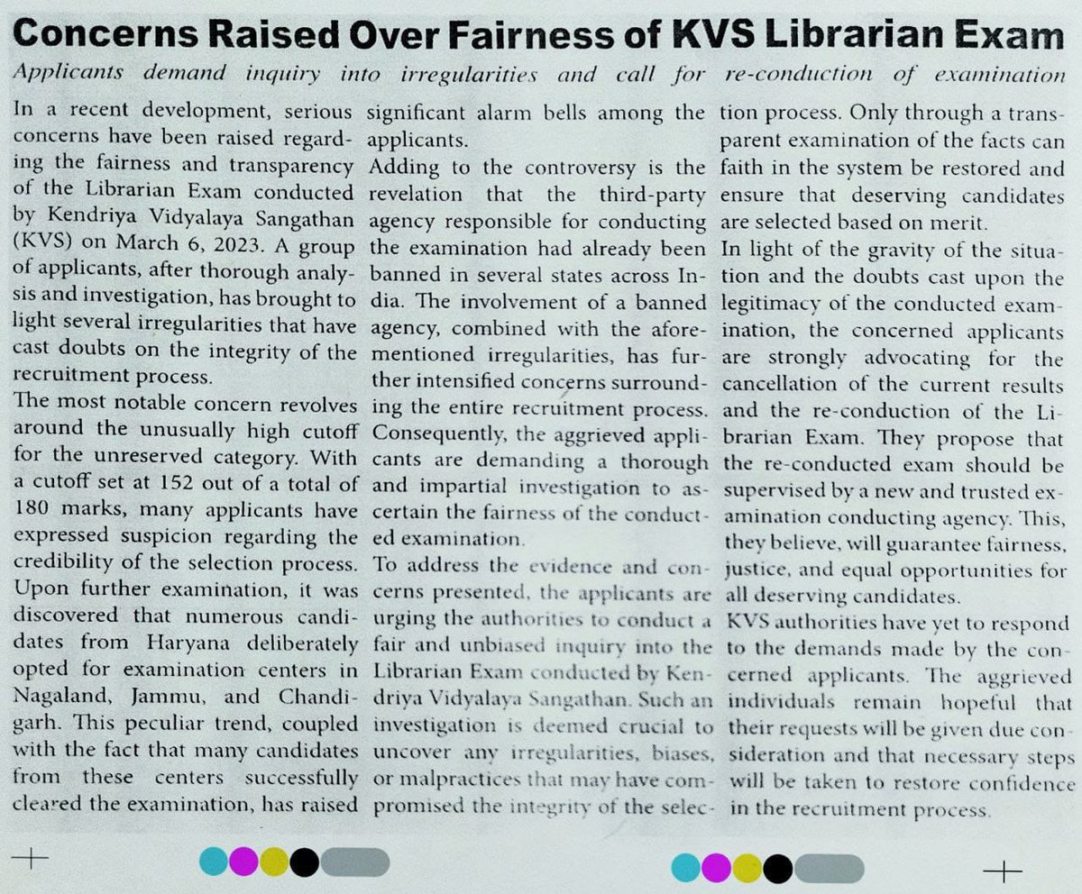 sandhux_29s's tweet photo. Raise your voice #KVS_Librarian_Scam https://t.co/s0KcE4X91i