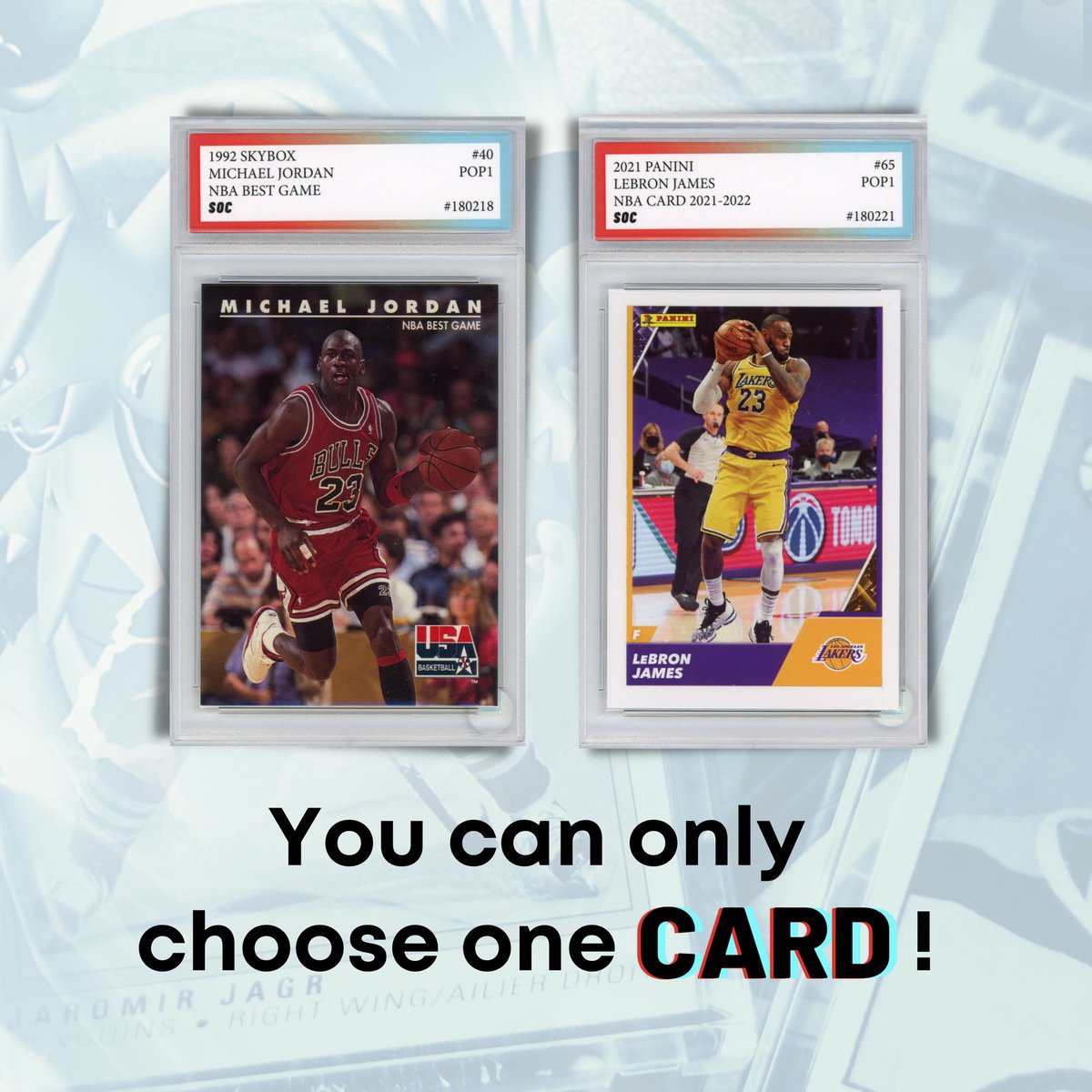 special1cards's tweet image. Two legends, two awesome cards! 😍🏀

#specialonecards #gradingcards #tradingcards #jordanfans #jordan #michaeljordan #sportcards #jordancards #basketcards #basketfans #nbafans #NBA #Lebron #LEBRONFANS