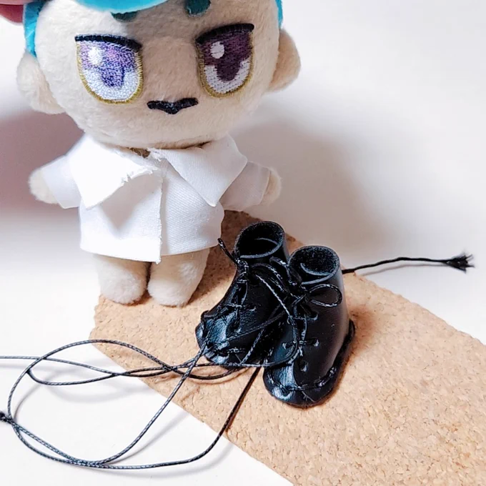 母上が作ったブーツも見て