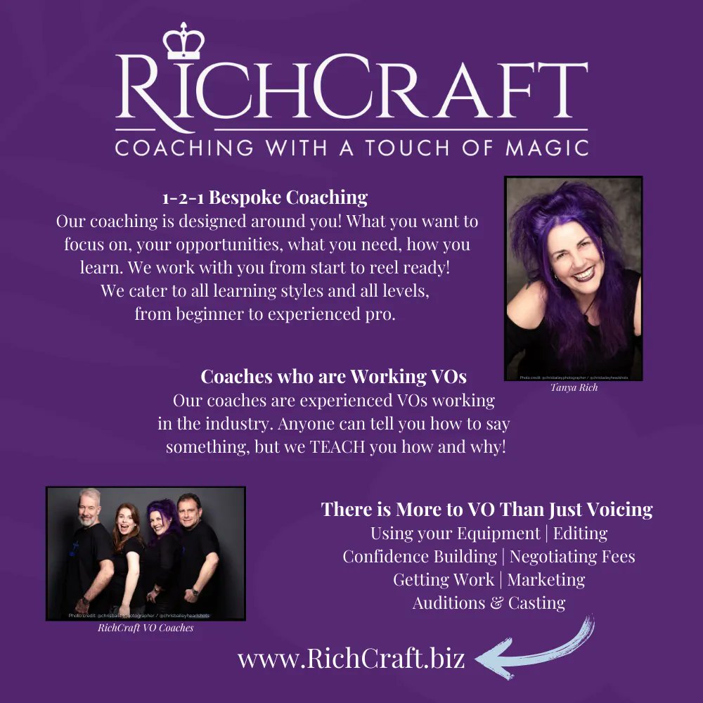 It's not too late to sign up for a chance to win one of five 30-min coaching sessions with the RichCraft coach of your choice. Join our mailing list and follow us on social media to be eligible!* 

#OVC23 
#OVC2023

*New students only, please

linktr.ee/RichCraft