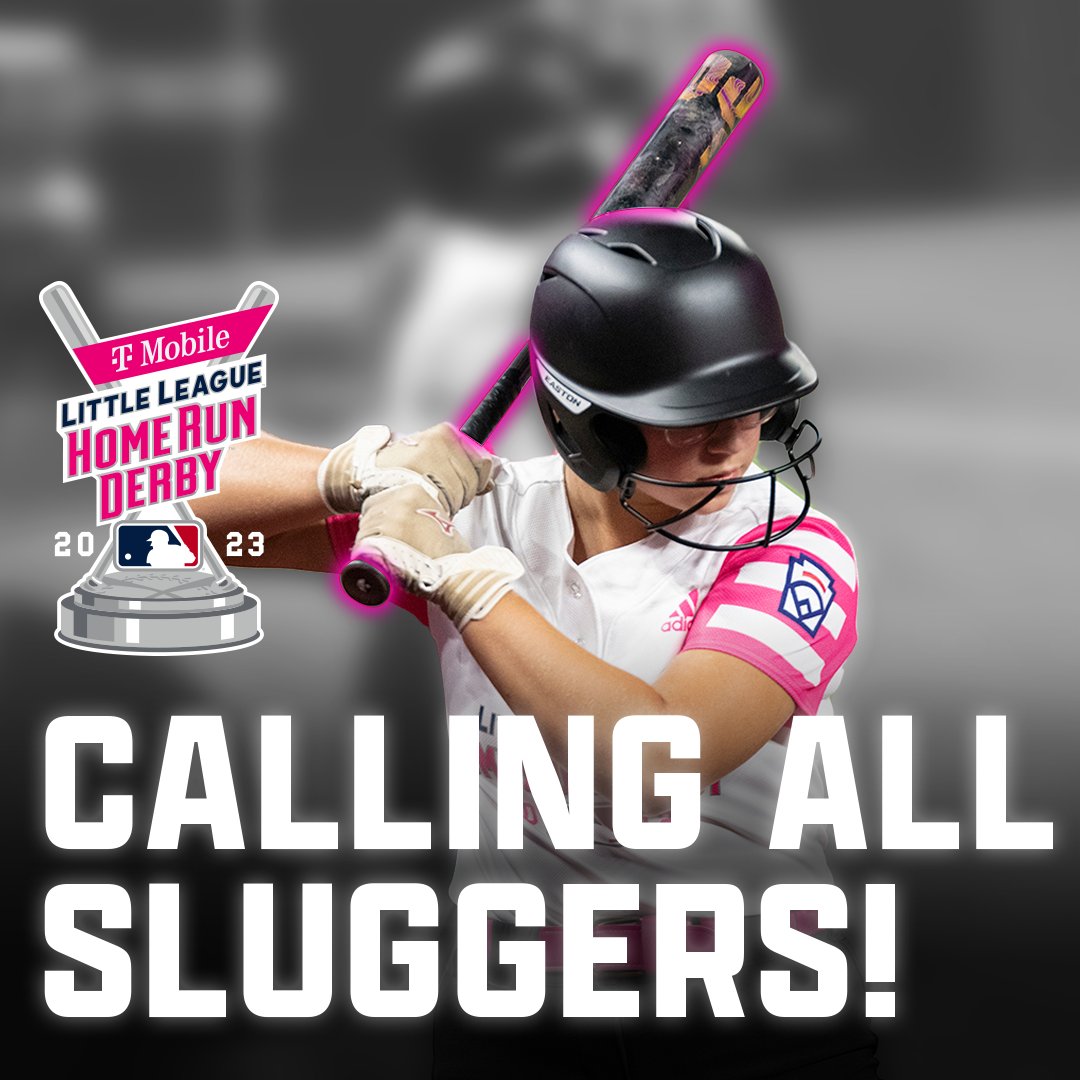 Bring your sweet swing to the <a href="/TMobile/">T-Mobile</a> Little League Home Run Derby 💪

Talk to your league officer or learn more at: LittleLeague.org/HomeRunDerby #LittleLeaguersSwingBig
